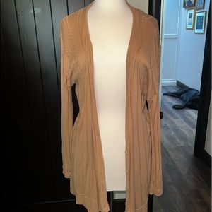 Tan cardigan